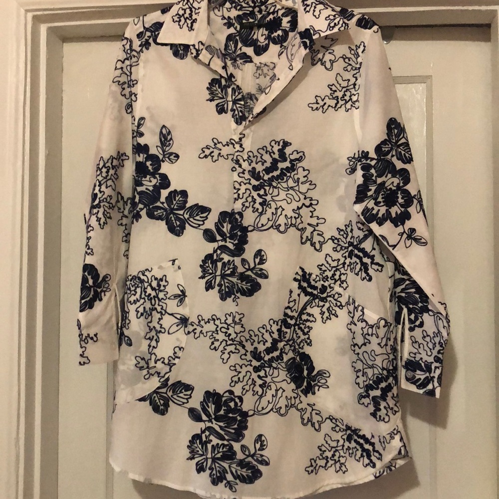 Raised Embroidered Top